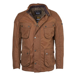 Barbour International Crank Waxed Jacket Tan